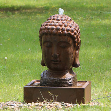 Lucky Buddha Water Fountain with LED